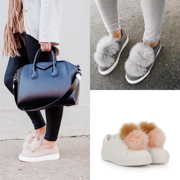 Sam Edelman Shoes - Sam Edelman Pom Pom sneakers 10.5